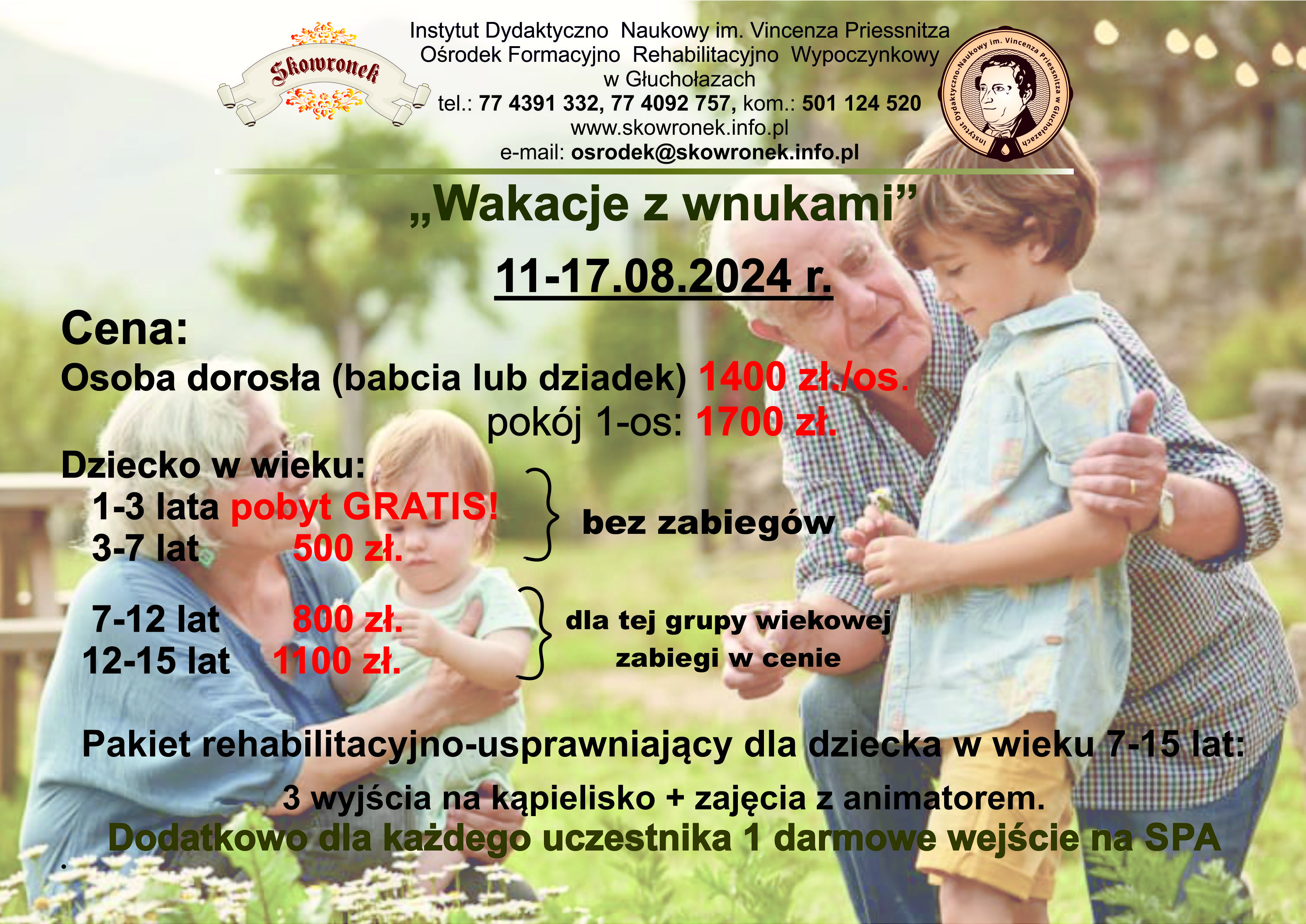 Wakacje z wnukami 2024