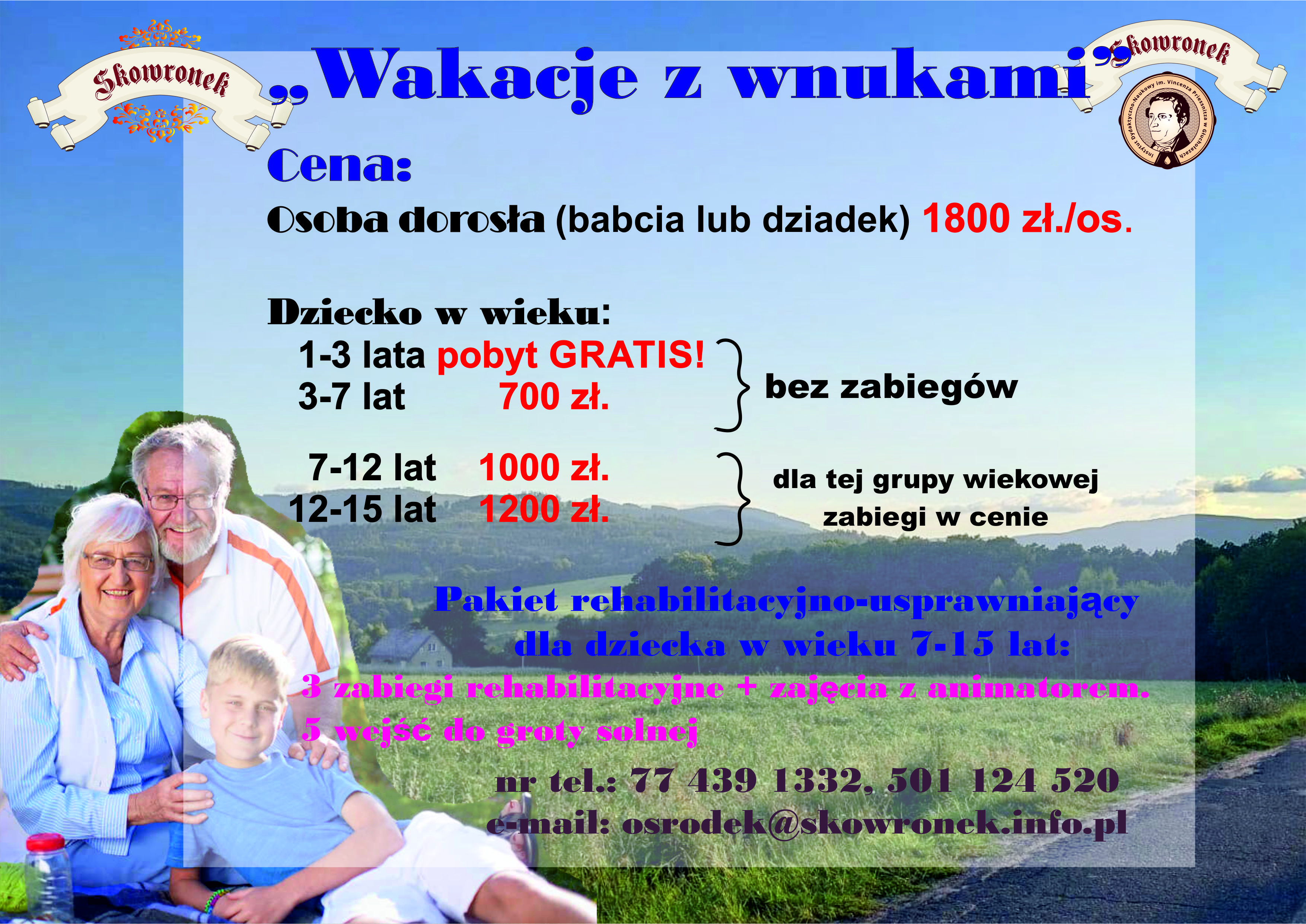 Wakacje z wnukami 2024